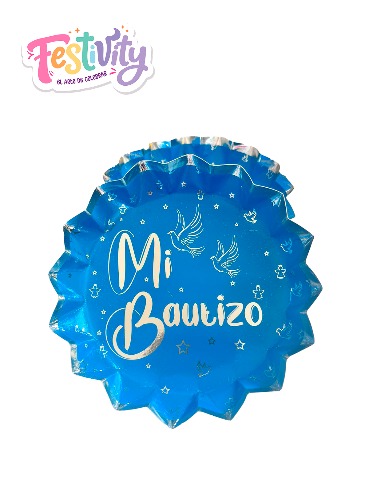 Plato Estrella Mi Bautizo Deluxe