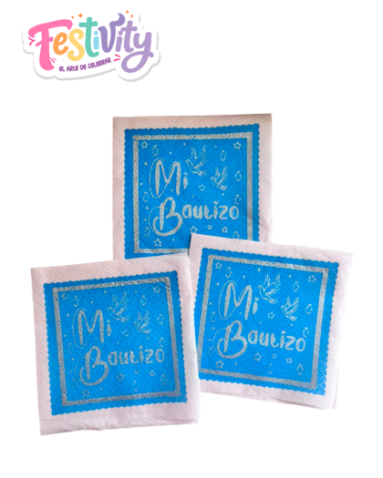 Servilleta Mi Bautizo Deluxe