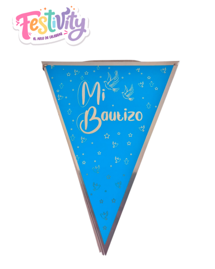 Banderin Mi Bautizo Deluxe