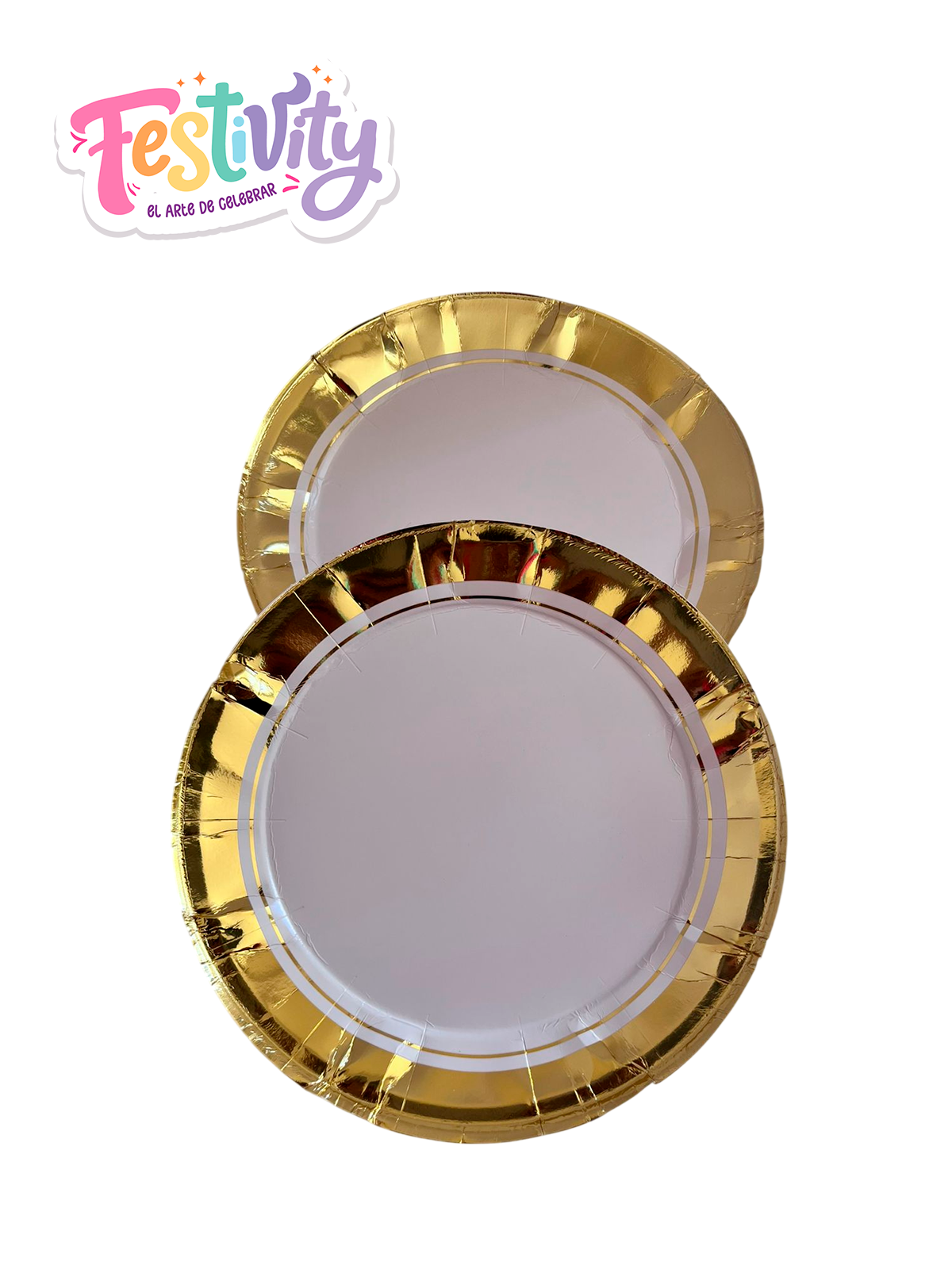 Plato Comida Lujo Liso Deluxe