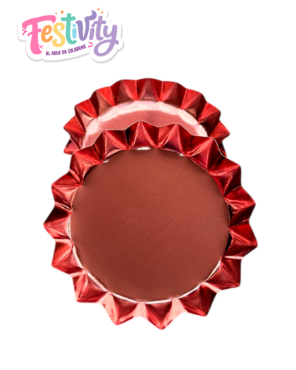 Plato Estrella Metalizado