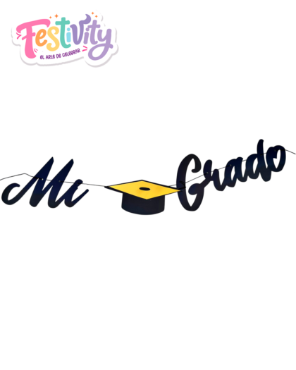 Guirnalda Cursiva Mi Grado