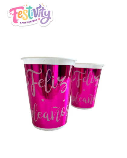 Vaso Feliz Cumpleaños Deluxe