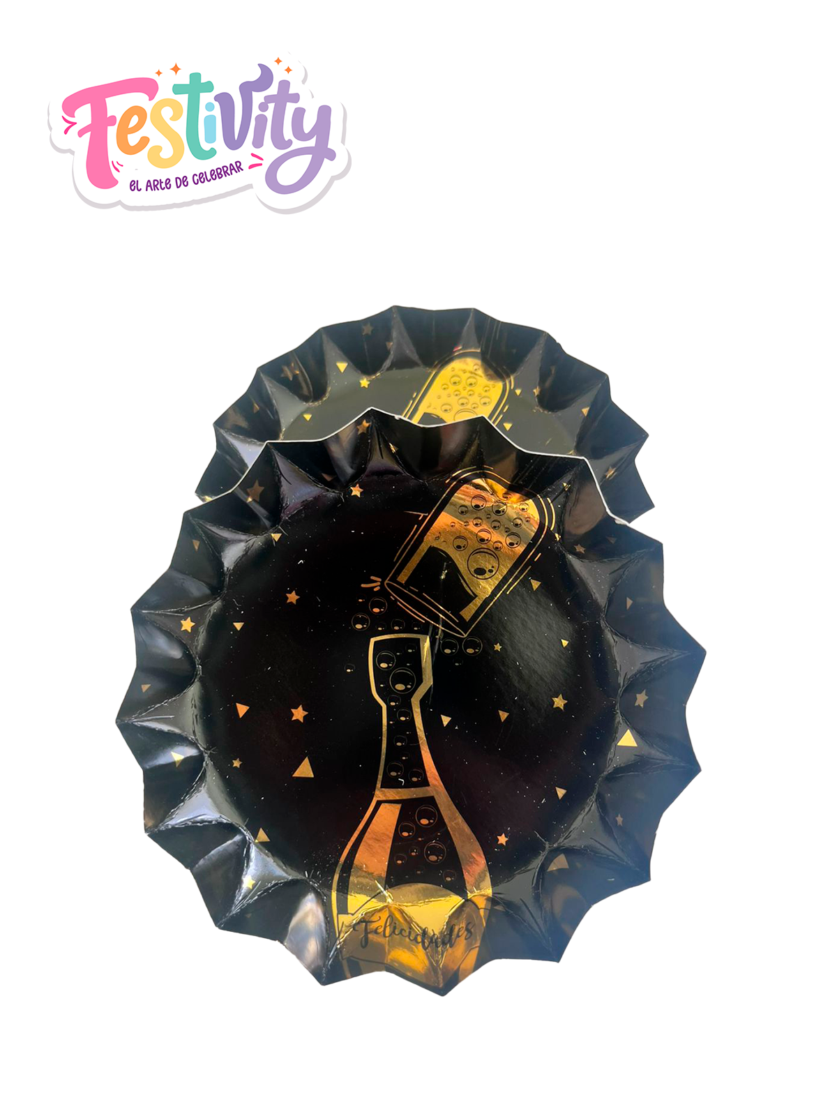 Plato Estrella Champaña Deluxe