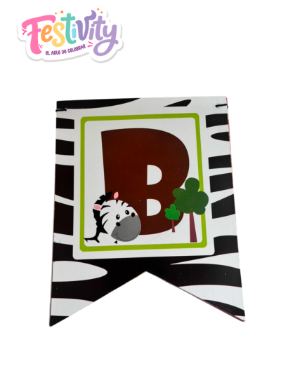 Guirnalda Baby Shower Animales De La Selva