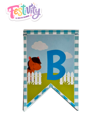 Guirnalda Baby Shower Granja