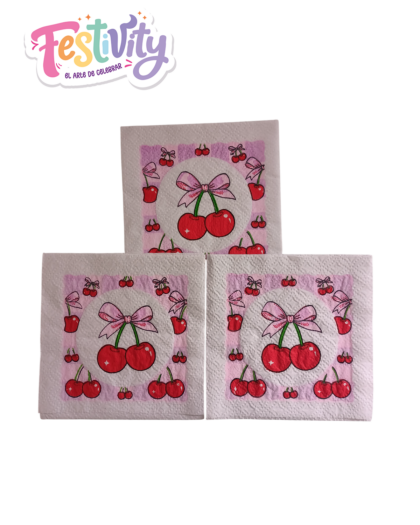 Servilletas Cerezas