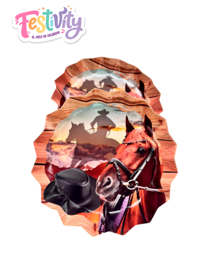 Plato Estrella Caballo