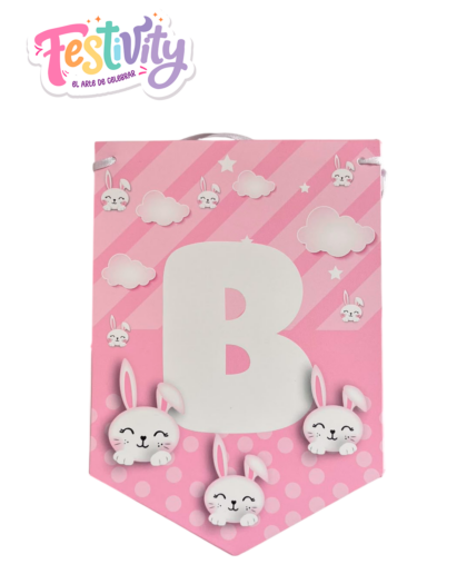 Guirnalda Baby Shower Conejo
