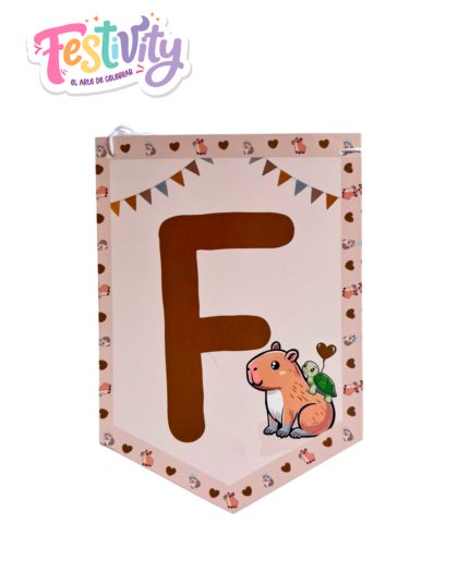 Guirnalda Feliz Cumpleaños Capybara