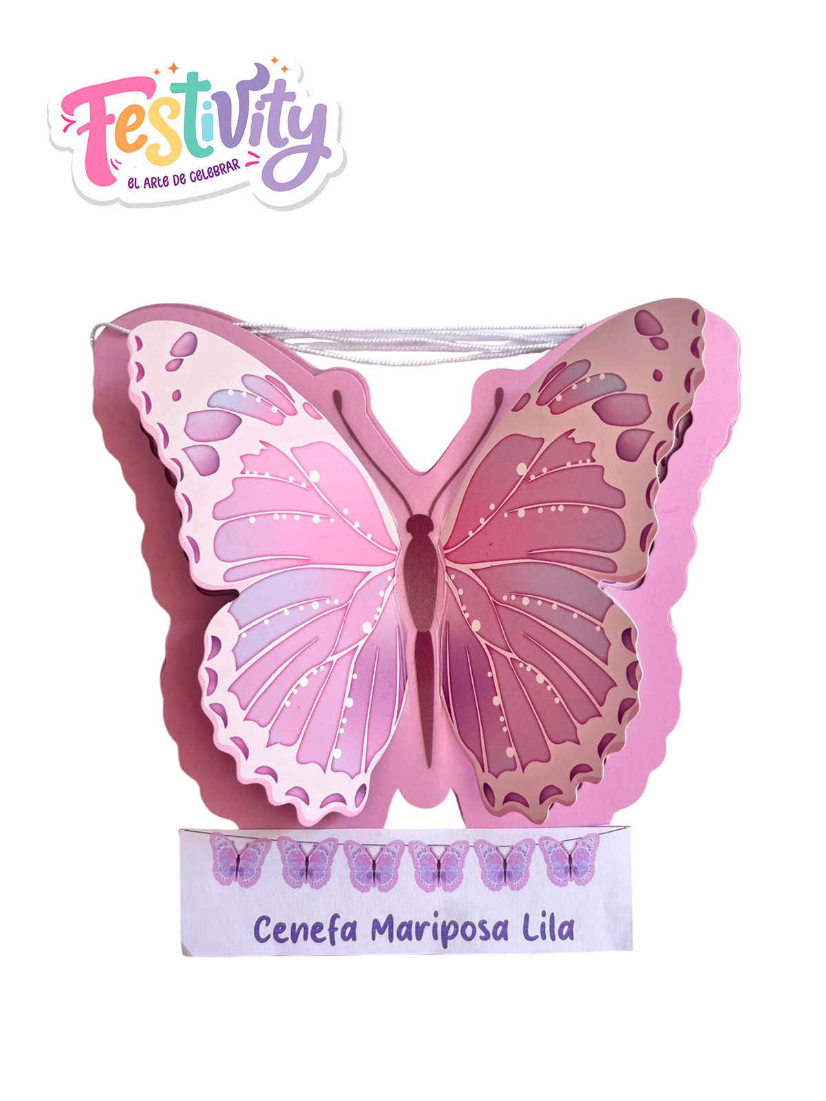 Cenefa Mariposa Lila