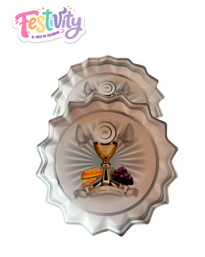Plato Estrella Primera Comunion Caliz