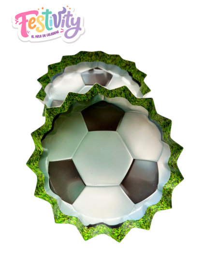 Plato Estrella Futbol Verde