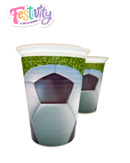 Vaso Futbol Verde