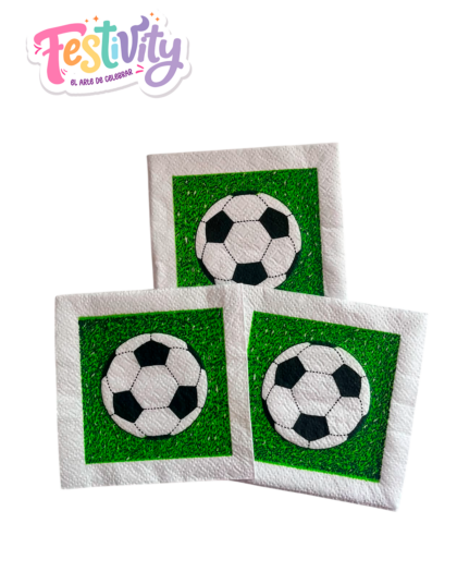 Servilleta Futbol Verde