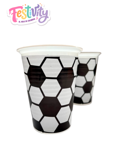 Vaso Futbol Blanco