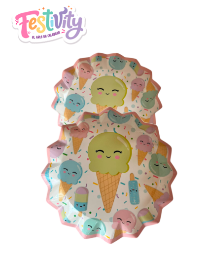 Plato Estrella Helados
