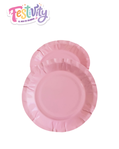 Plato Redondo Pastel