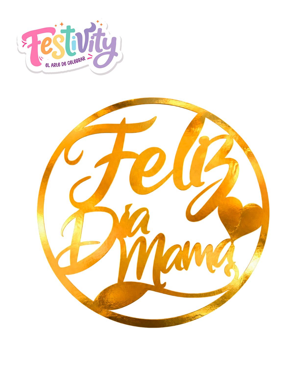 Topper Feliz Dia Mamá