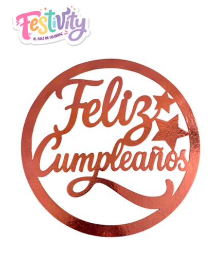 Topper Feliz Cumpleaños